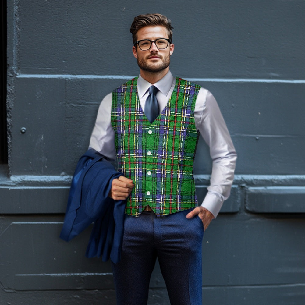 Clan Cockburn Tartan Suit vest jacket