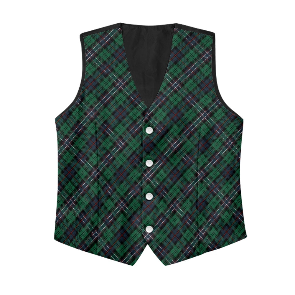 Scottish National Tartan Bias Suit vest jacket