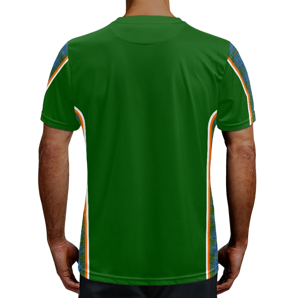Irish County Donegal Tartan Strip Football Shirt