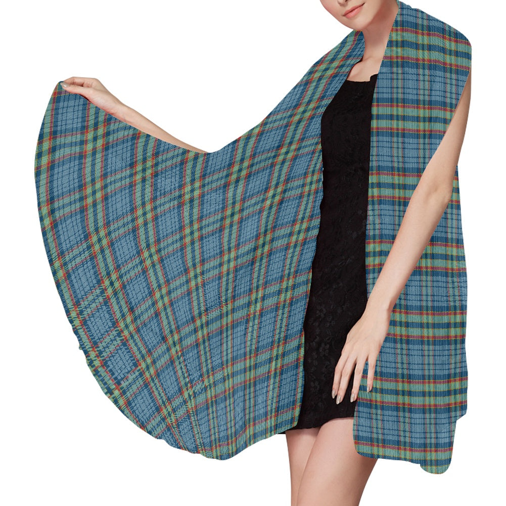 Clan Ralston Tartan Chiffon Scarf