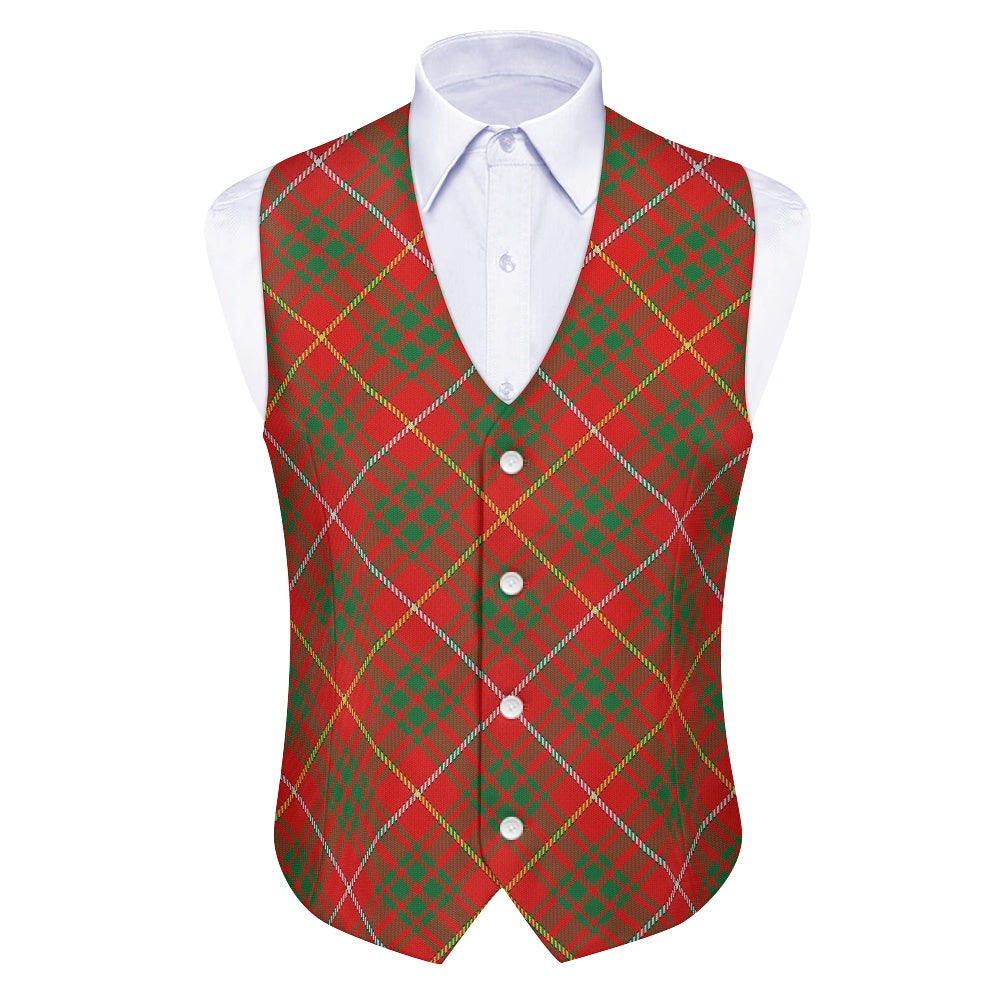 Clan Bruce Tartan Suit vest jacket