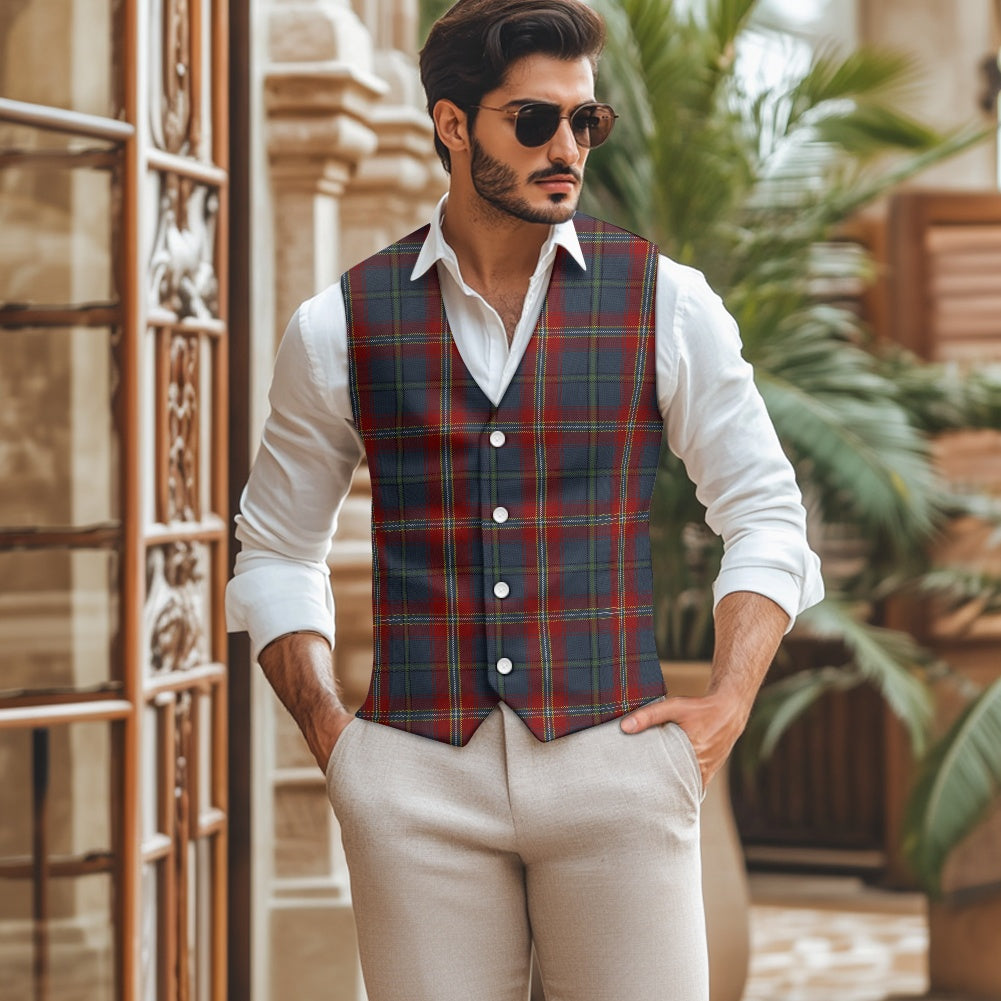 Breizh | Breton | Bretagne Naoned Tartan Suit vest jacket