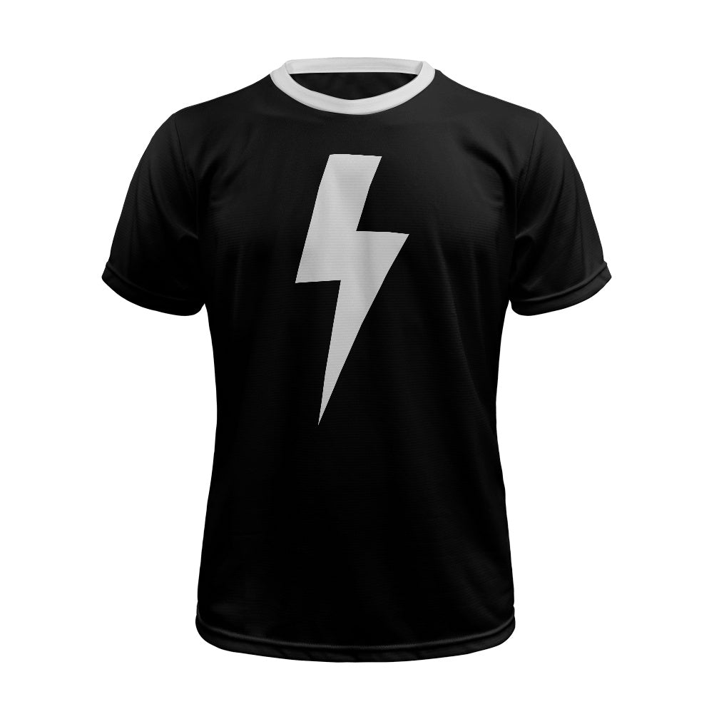 Lightning Bolt - Silver - Football Shirt