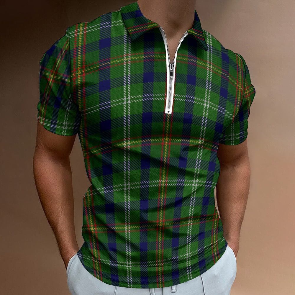 US State - Vermont Tartan Short sleeve polo shirt