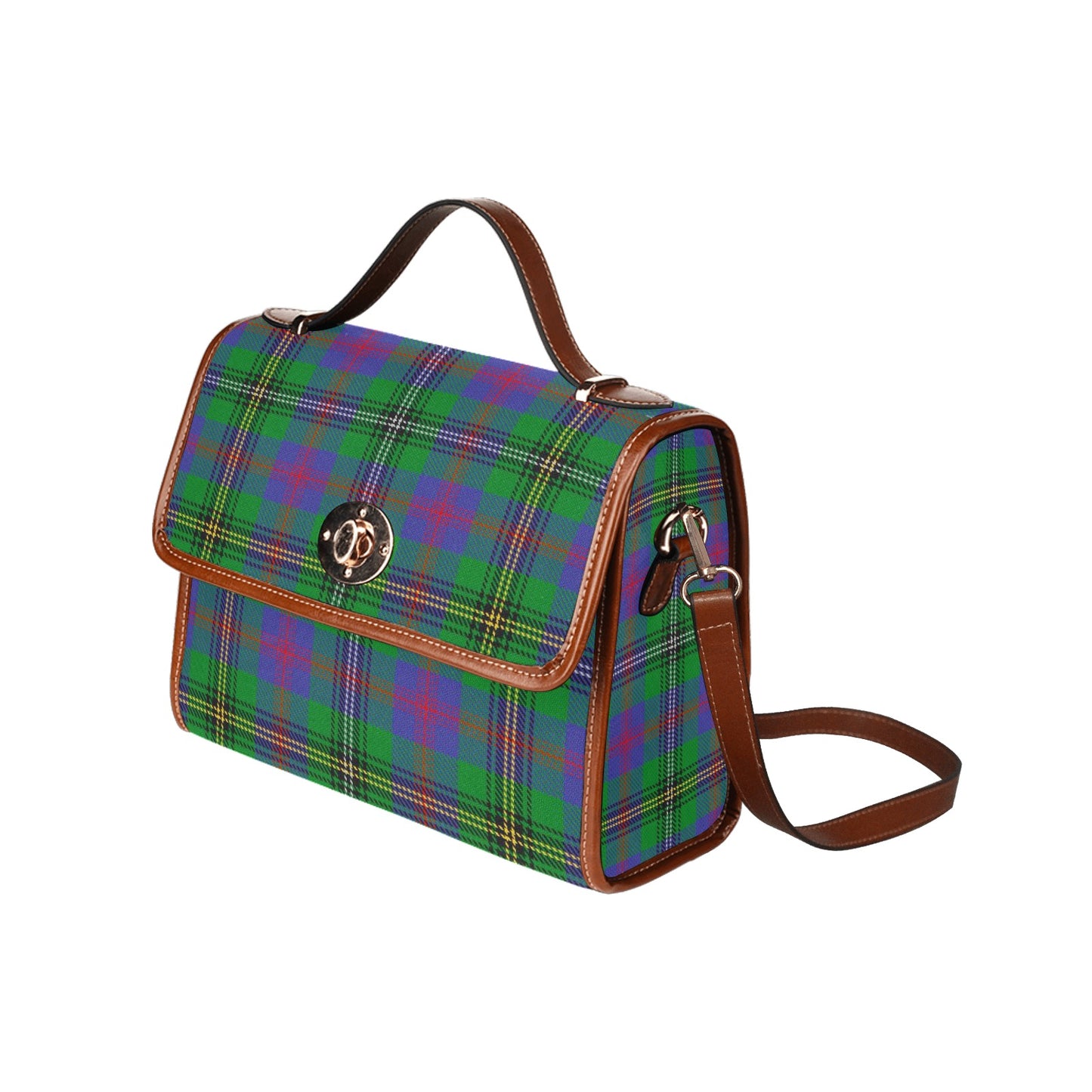 Clan Wood Canvas Handbag