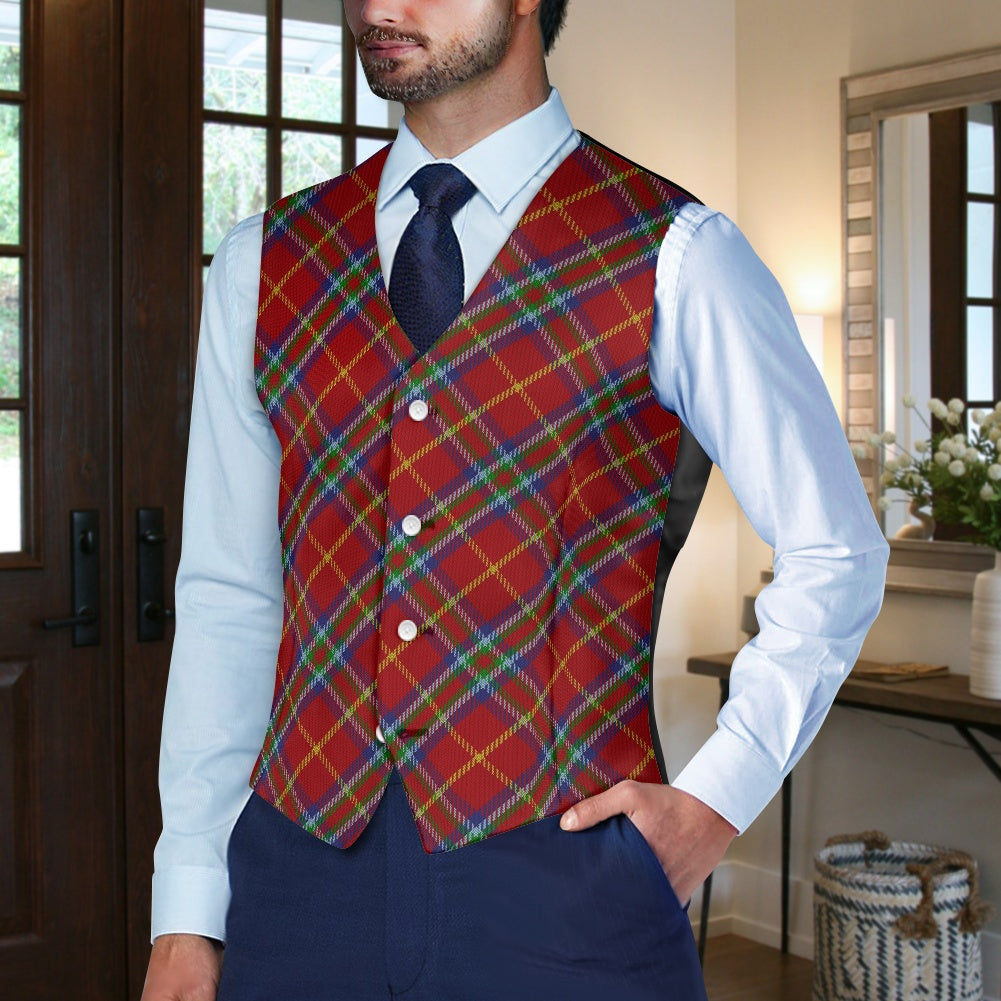 Clan MacCartney Tartan Bias Suit vest jacket