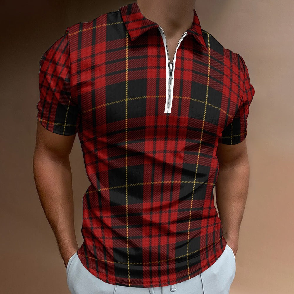 Clan MacQueen Tartan Short sleeve polo shirt