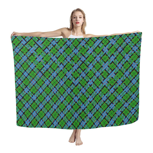 Clan Forsyth Tartan Bias Chiffon Scarf