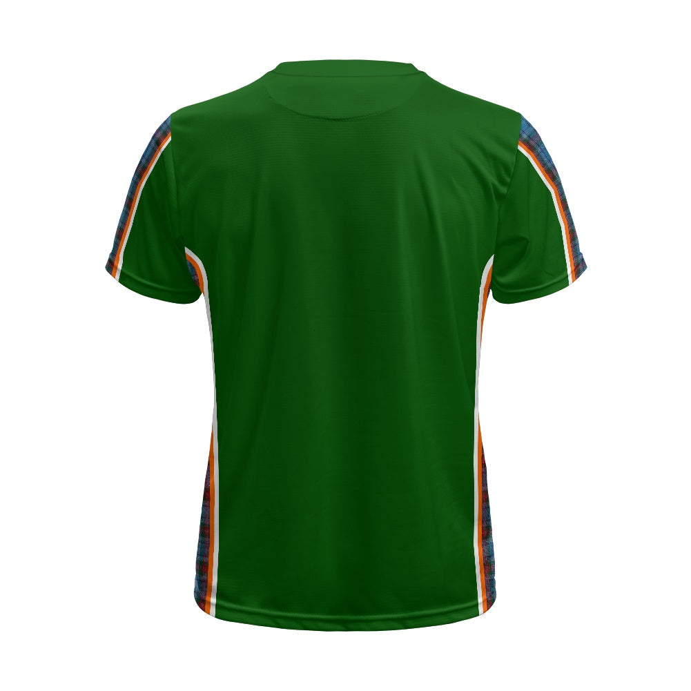 Irish County Louth Tartan Strip Football Shirt