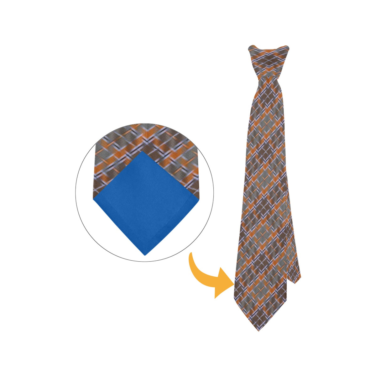 Irish County Leitrim Tartan Necktie