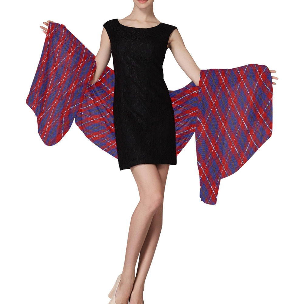 District Galloway Tartan Chiffon Scarf