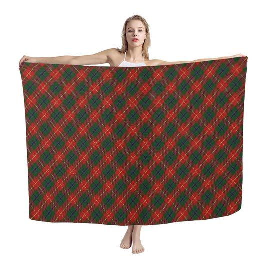 Clan Douglas Roxburgh Tartan Bias Chiffon Scarf