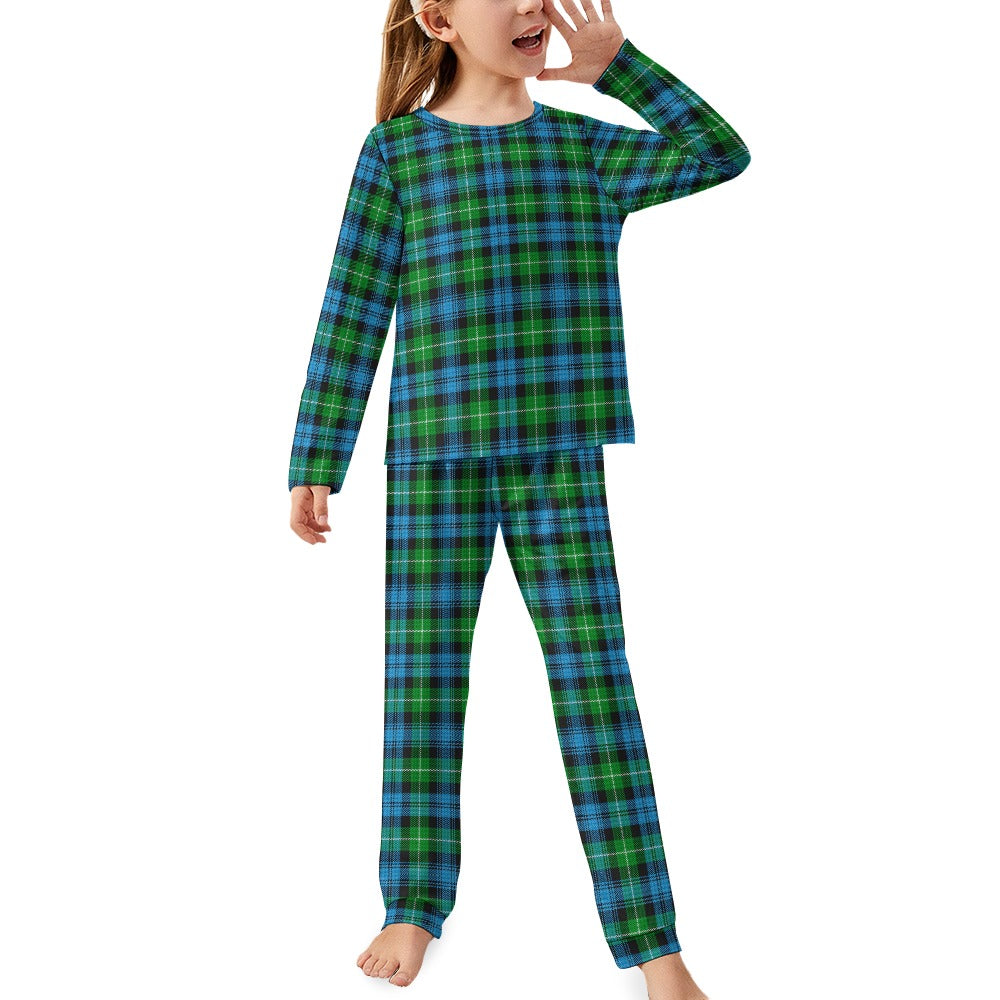 Clan Lamont Tartan Girl's Pajama suit