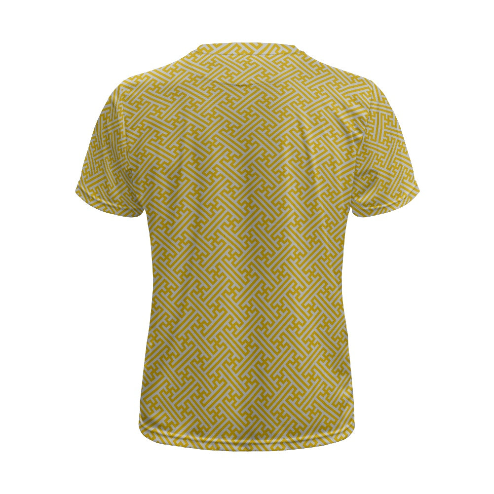 Japanese Wagara - Gold Sayagata - Football Shirt