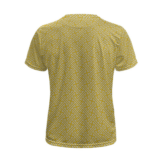 Japanese Wagara - Gold Sayagata - Football Shirt