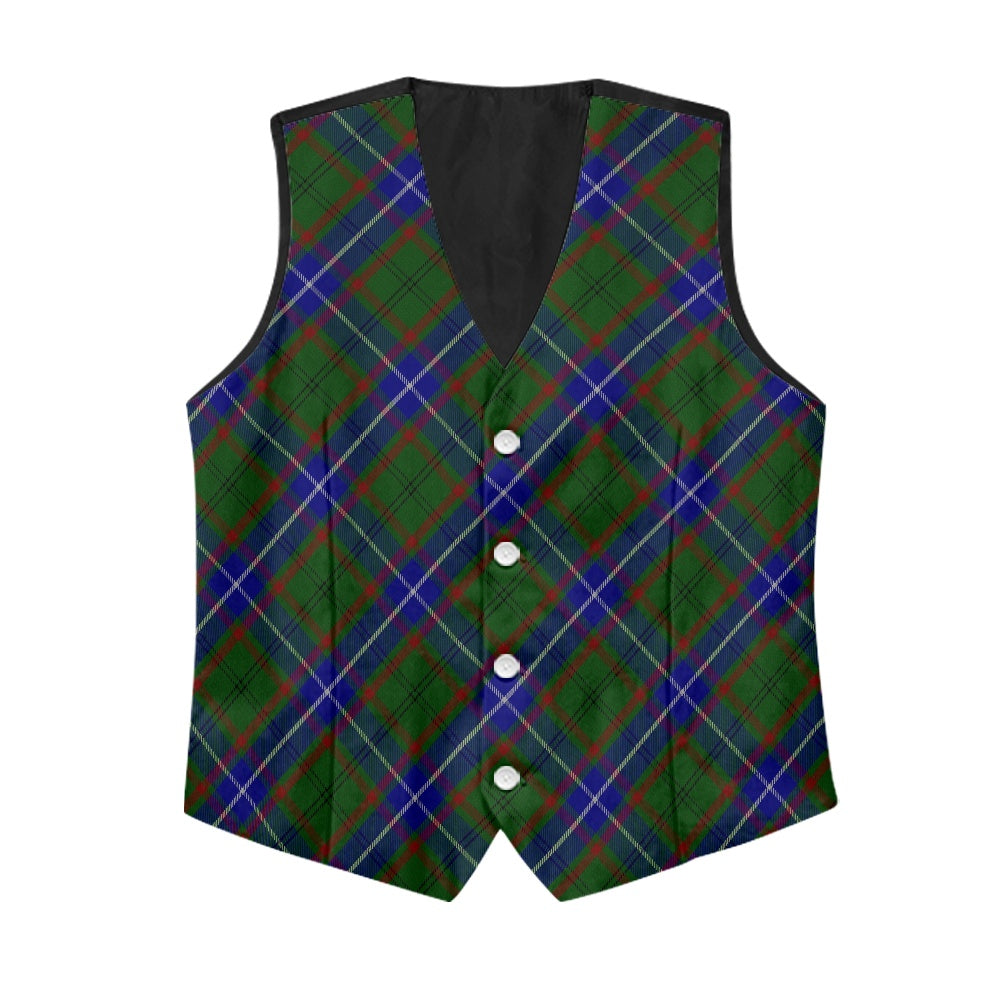 Clan Lee Tartan Bias Suit vest jacket