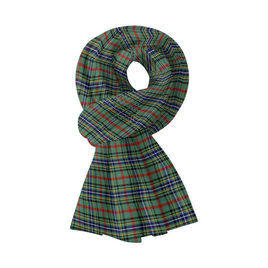 Clan Bissett Tartan Fluffy scarf