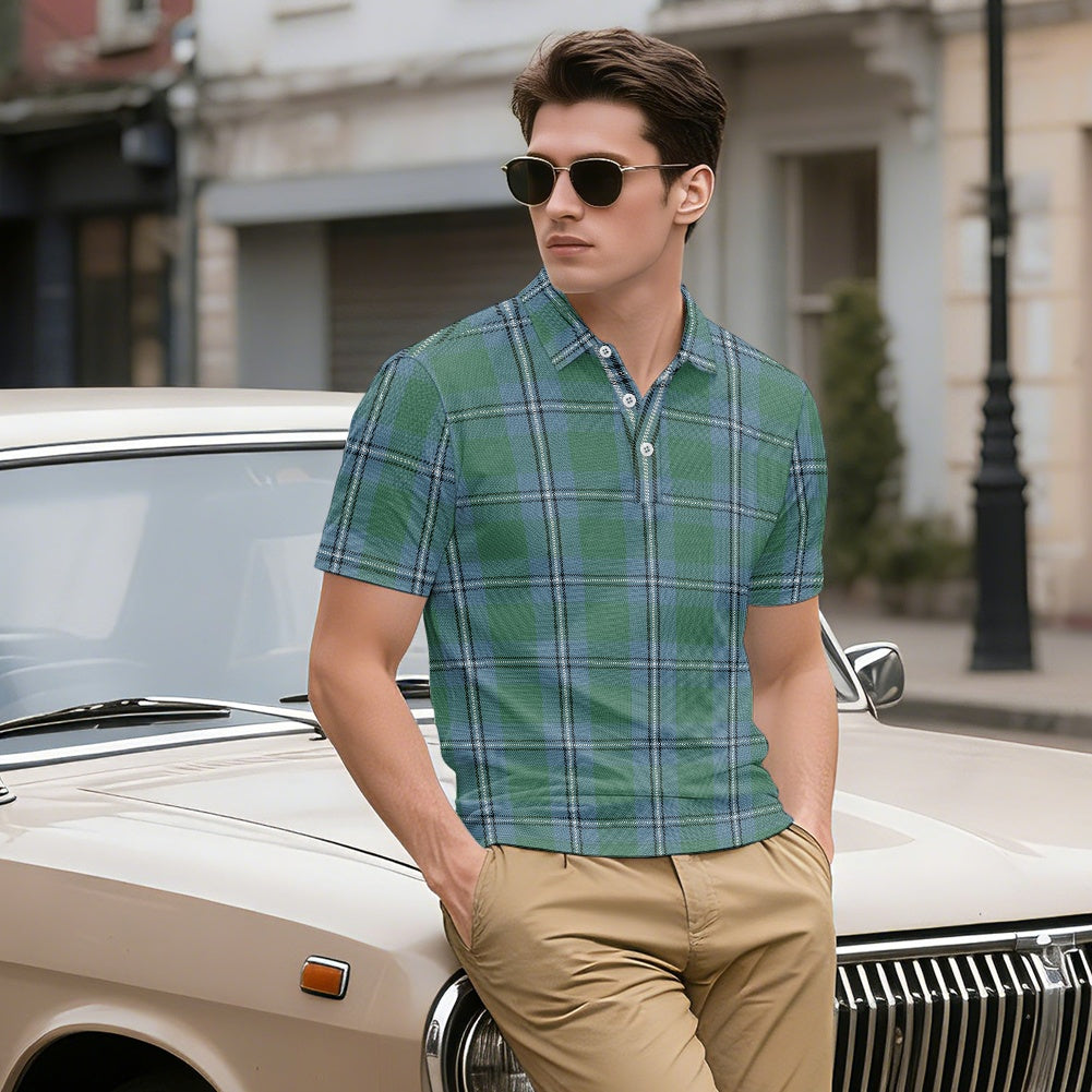 Clan Irvine of Drum Tartan Polo