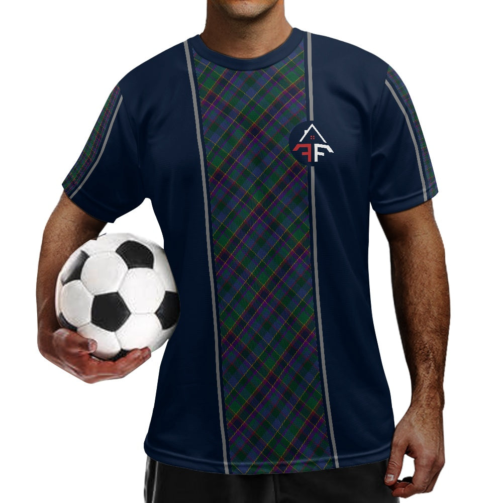 Fourth Fold Tartan Strip - Logo & Text