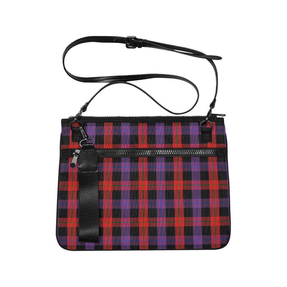 Clan Brown Tartan Kilt Clutch Bag