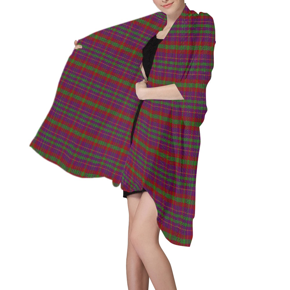 Clan Fiddes Tartan Chiffon Scarf