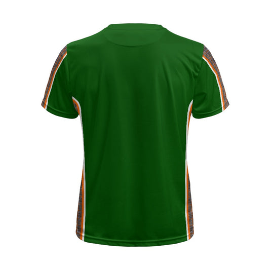 Irish County Leitrim Tartan Strip Football Shirt