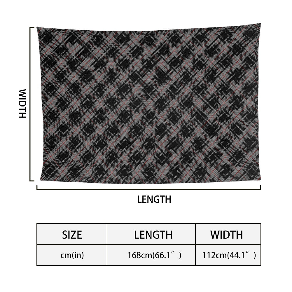 Clan Moffat Tartan Bias Chiffon Scarf