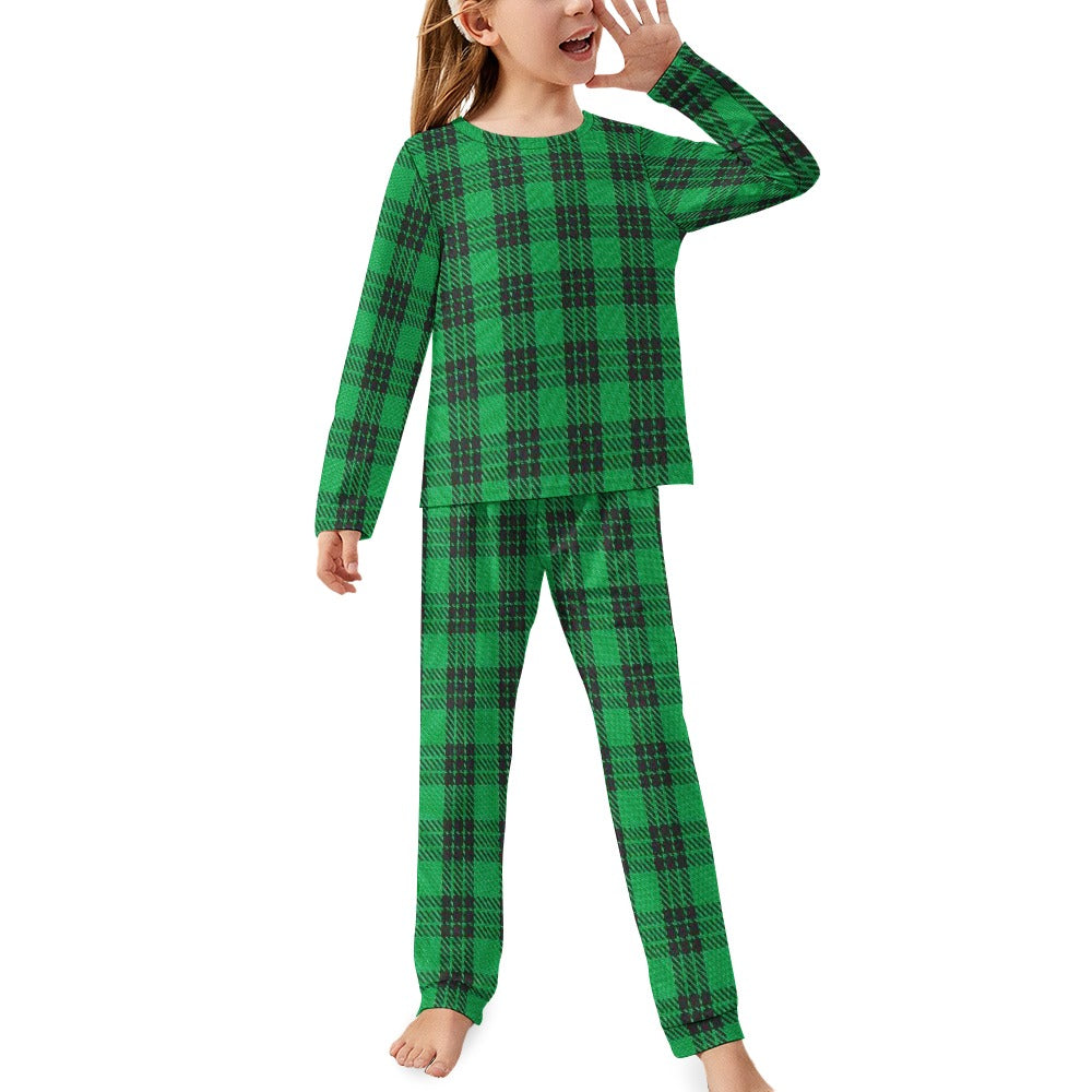 Clan Graham Tartan Girl's Pajama suit