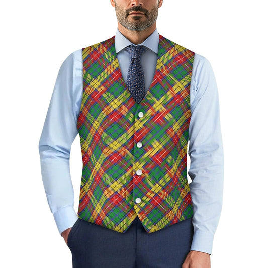 Clan Buchanan Tartan Suit vest jacket