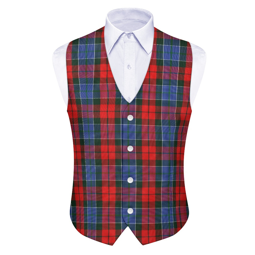 Clan Paterson Red Tartan Waistcoat