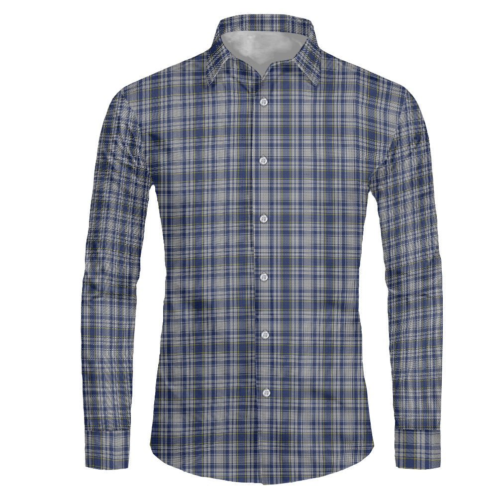 English County - Yorkshire Tartan Men's long-sleeved shirt
