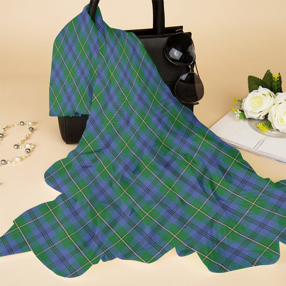 Clan Johnstone Tartan Chiffon Scarf
