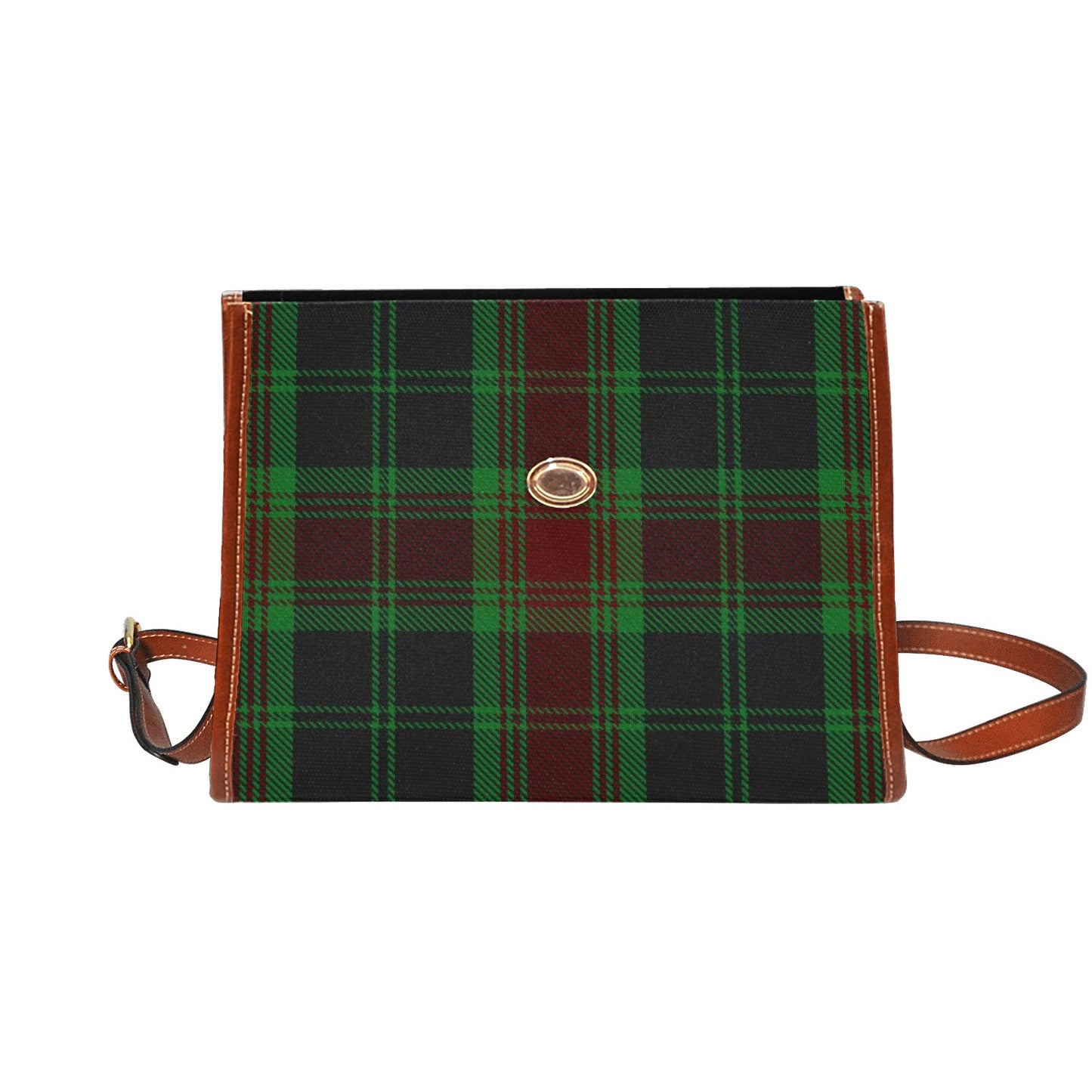 Irish County Carlow Tartan Canvas Handbag