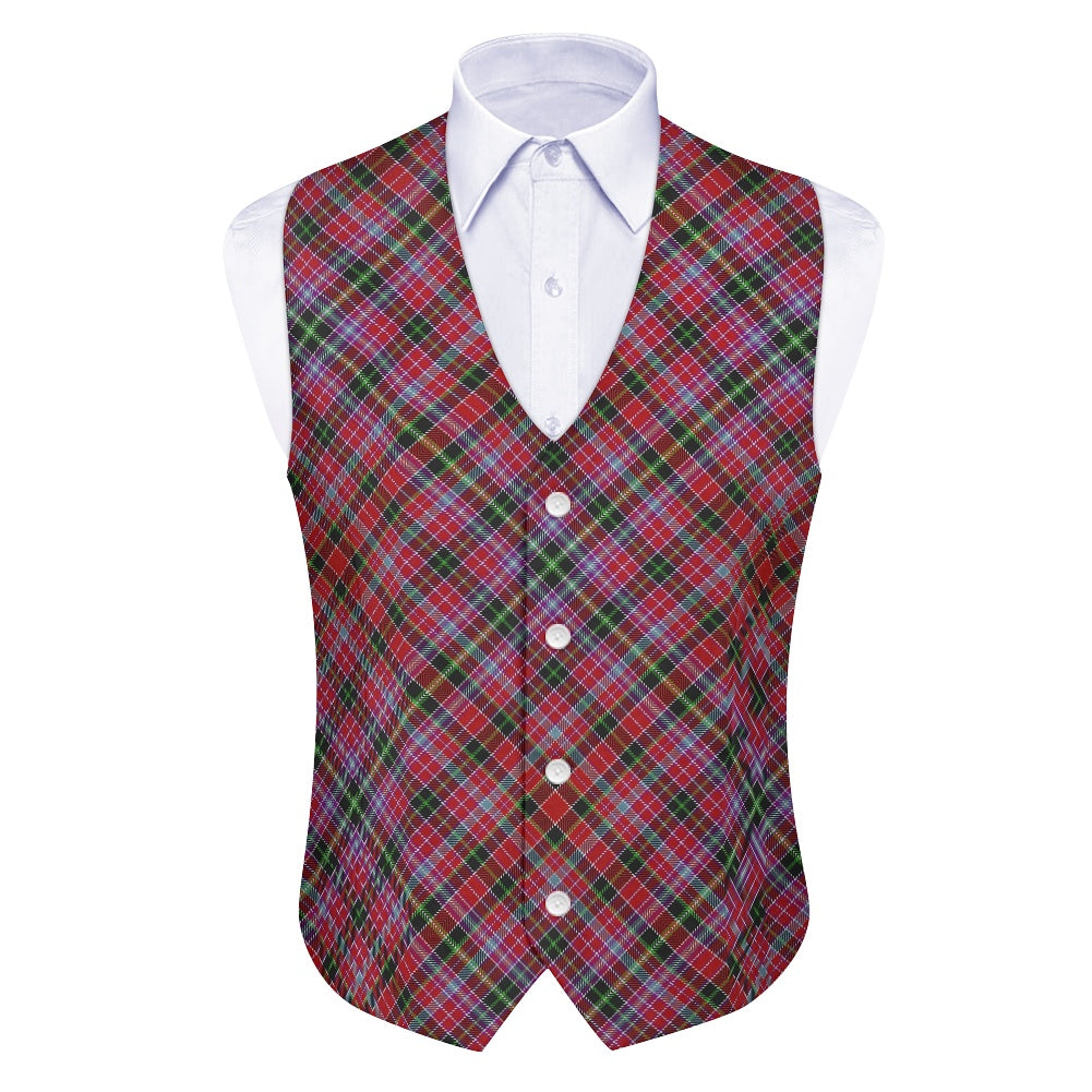 District - Aberdeen Tartan Bias Suit vest jacket