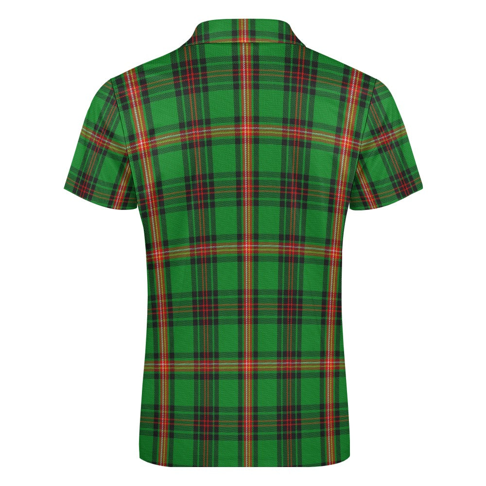 Clan Kinnear Tartan Short sleeve polo shirt