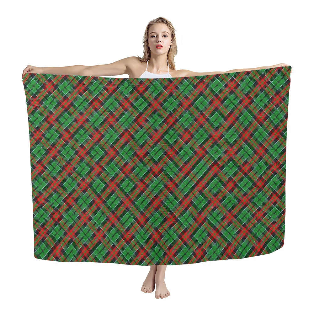 Clan Walker Tartan Bias Chiffon Scarf