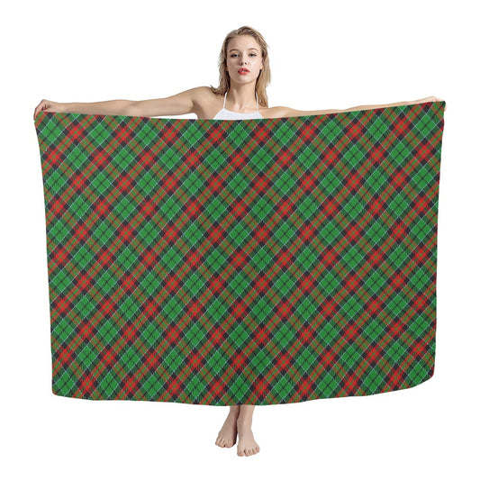 Clan Walker Tartan Bias Chiffon Scarf