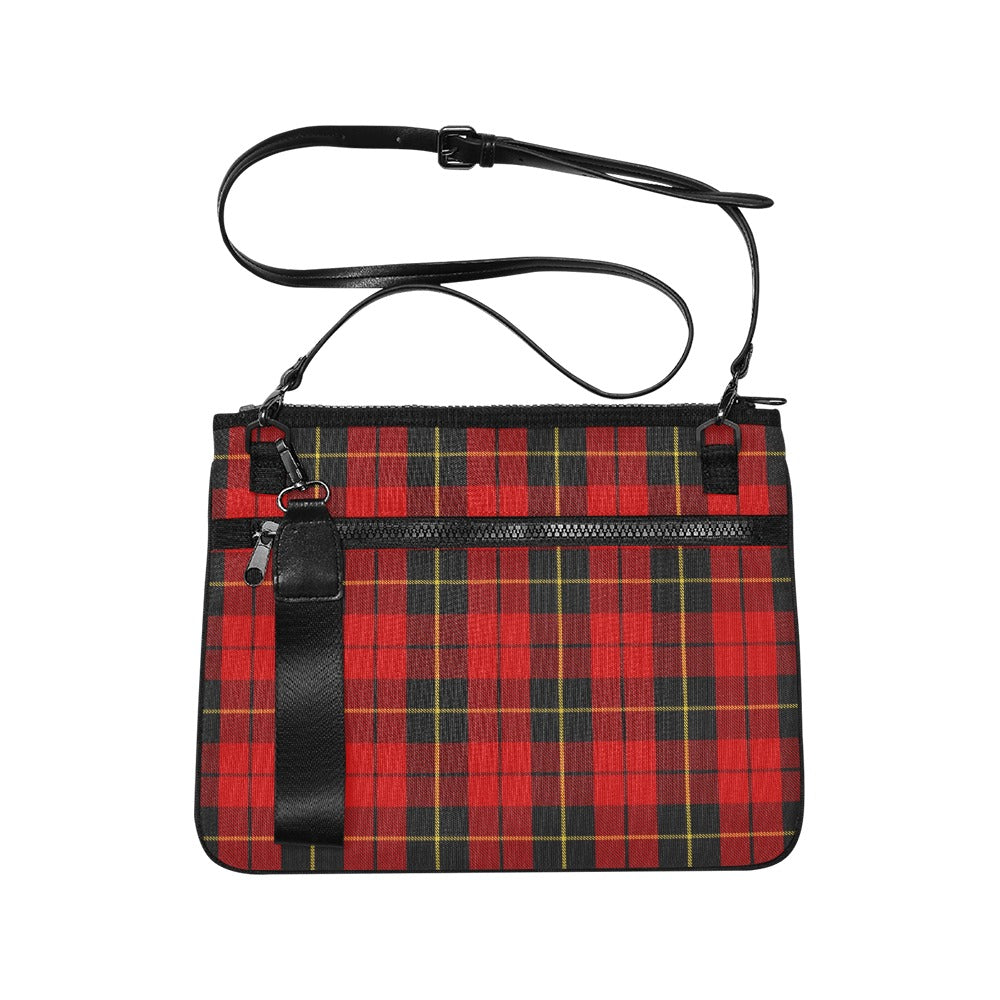 Clan Wallace Tartan Kilt Clutch Bag