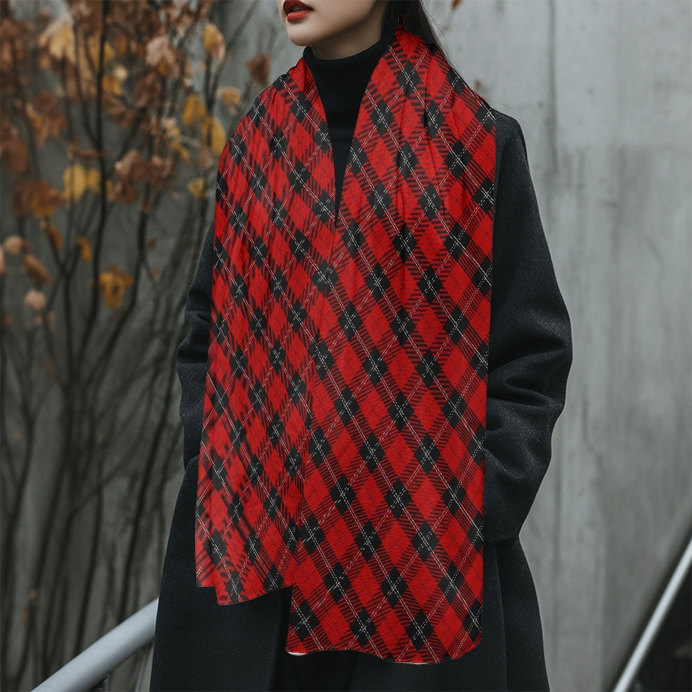 Clan Ramsay Tartan Fluffy scarf