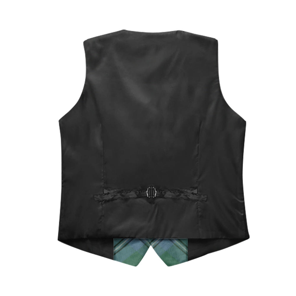 Clan Irvine of Drum Tartan Bias Suit vest jacket