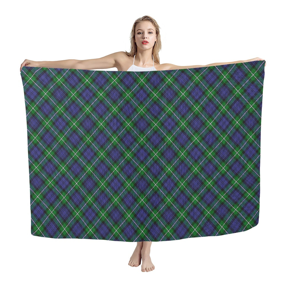 Clan Forbes Tartan Bias Chiffon Scarf