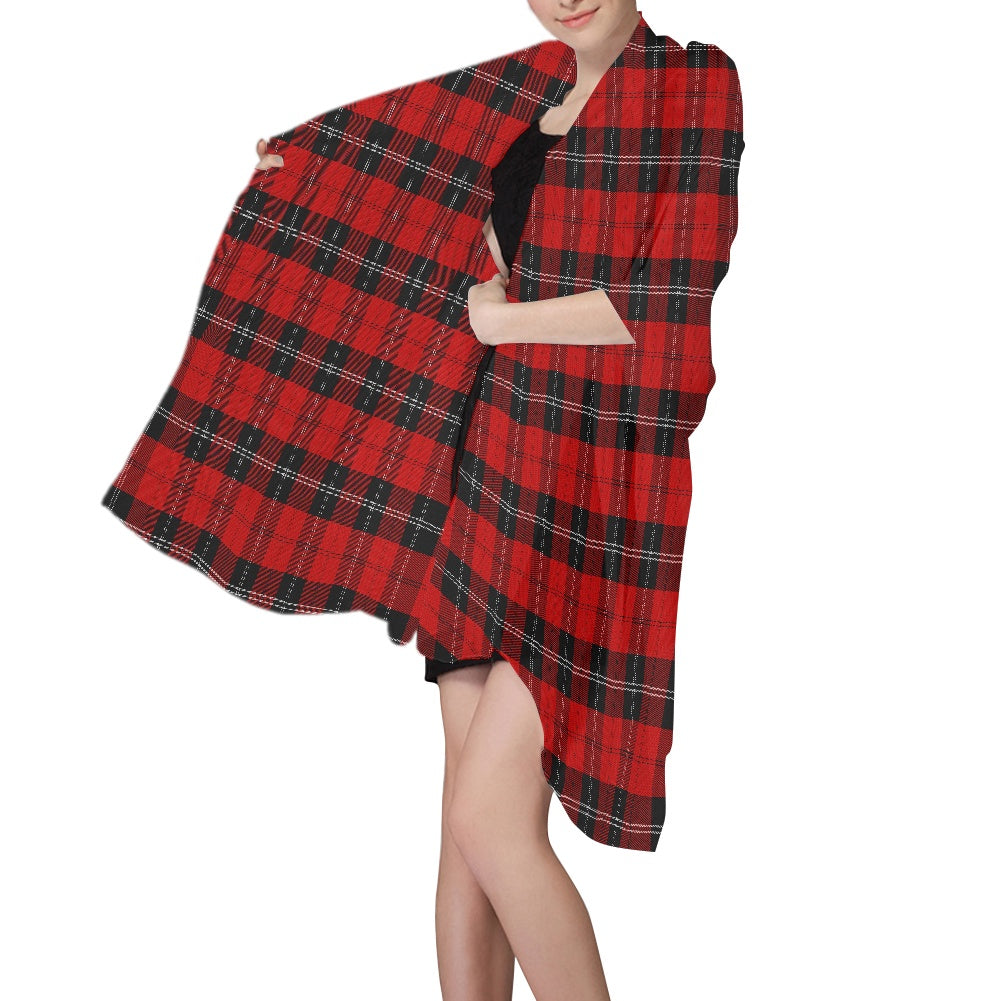 Clan Ramsay Tartan Chiffon Scarf