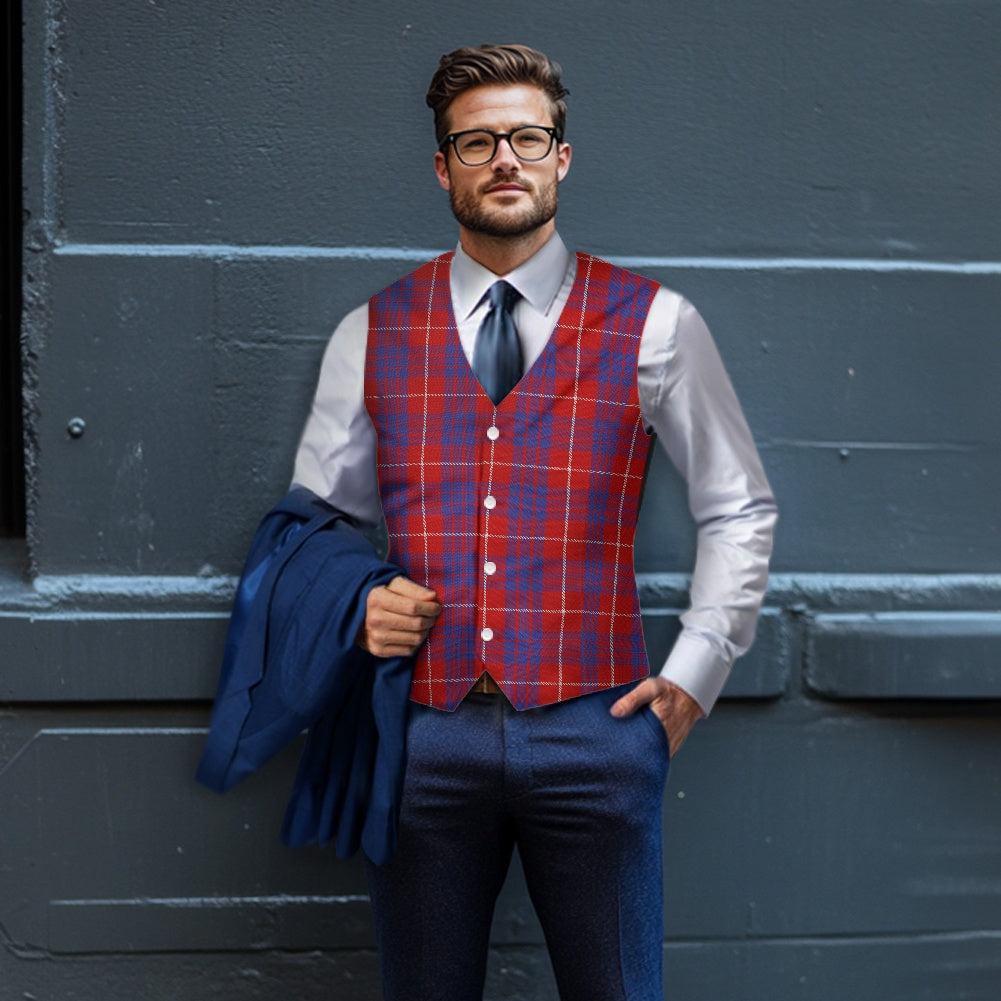 Clan Hamilton Tartan Suit vest jacket