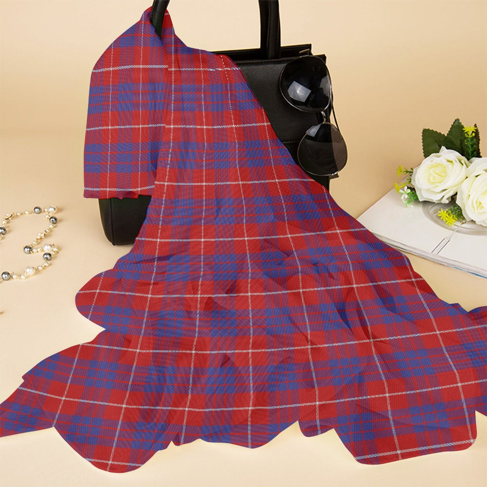 Clan Hamilton Tartan Chiffon Scarf
