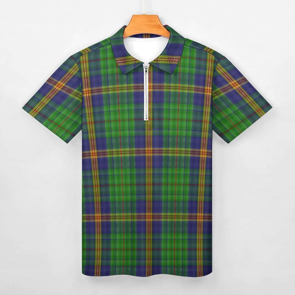 US State - New Mexico Tartan Short sleeve polo shirt