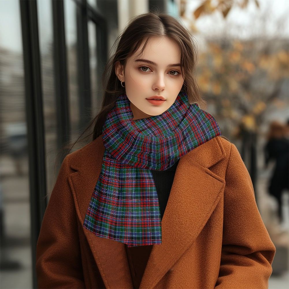 Clan Gordon Red Tartan Fluffy scarf