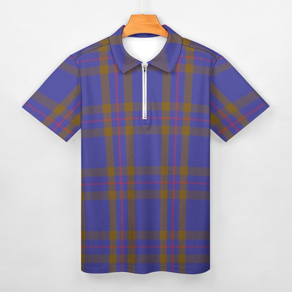 Clan Elliot Tartan Short sleeve polo shirt