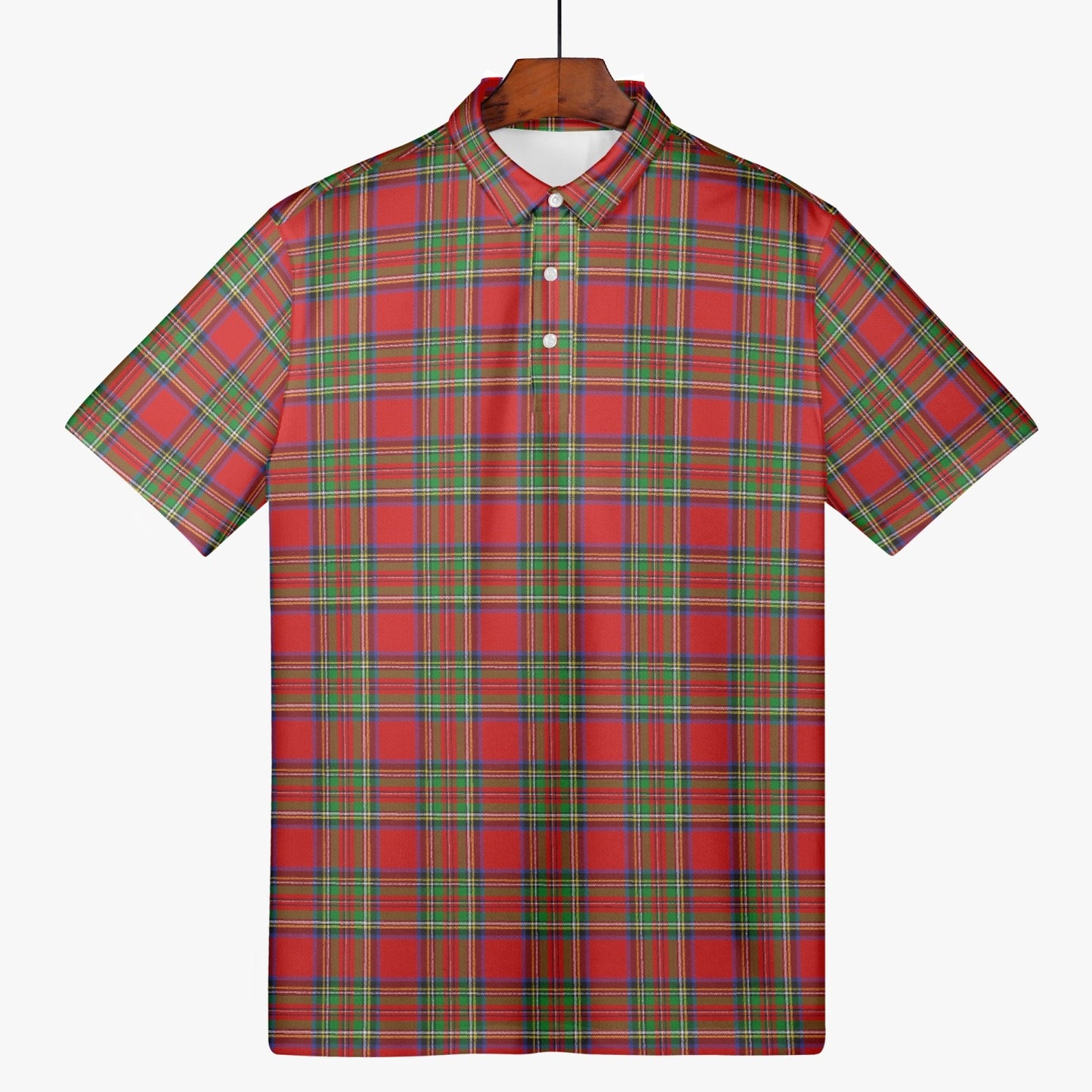 Clan Stewart Tartan Polo Shirt