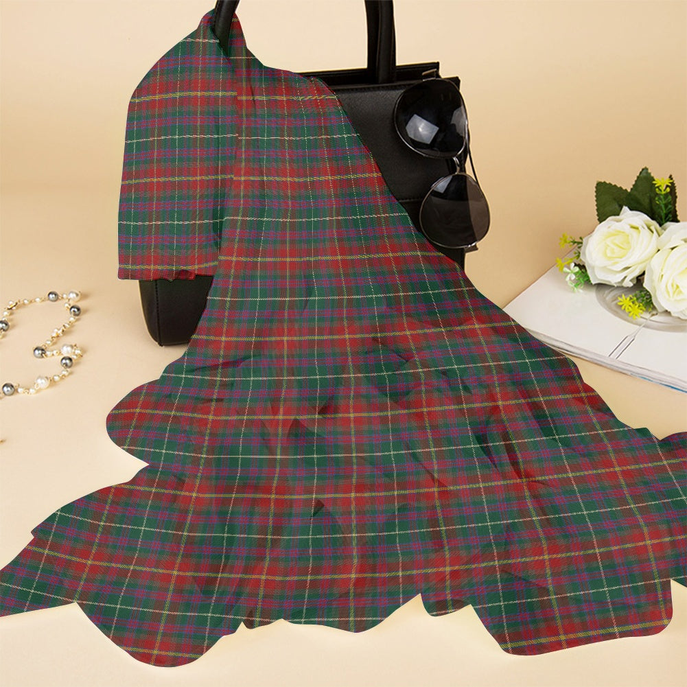 Irish County Meath Tartan Chiffon Scarf