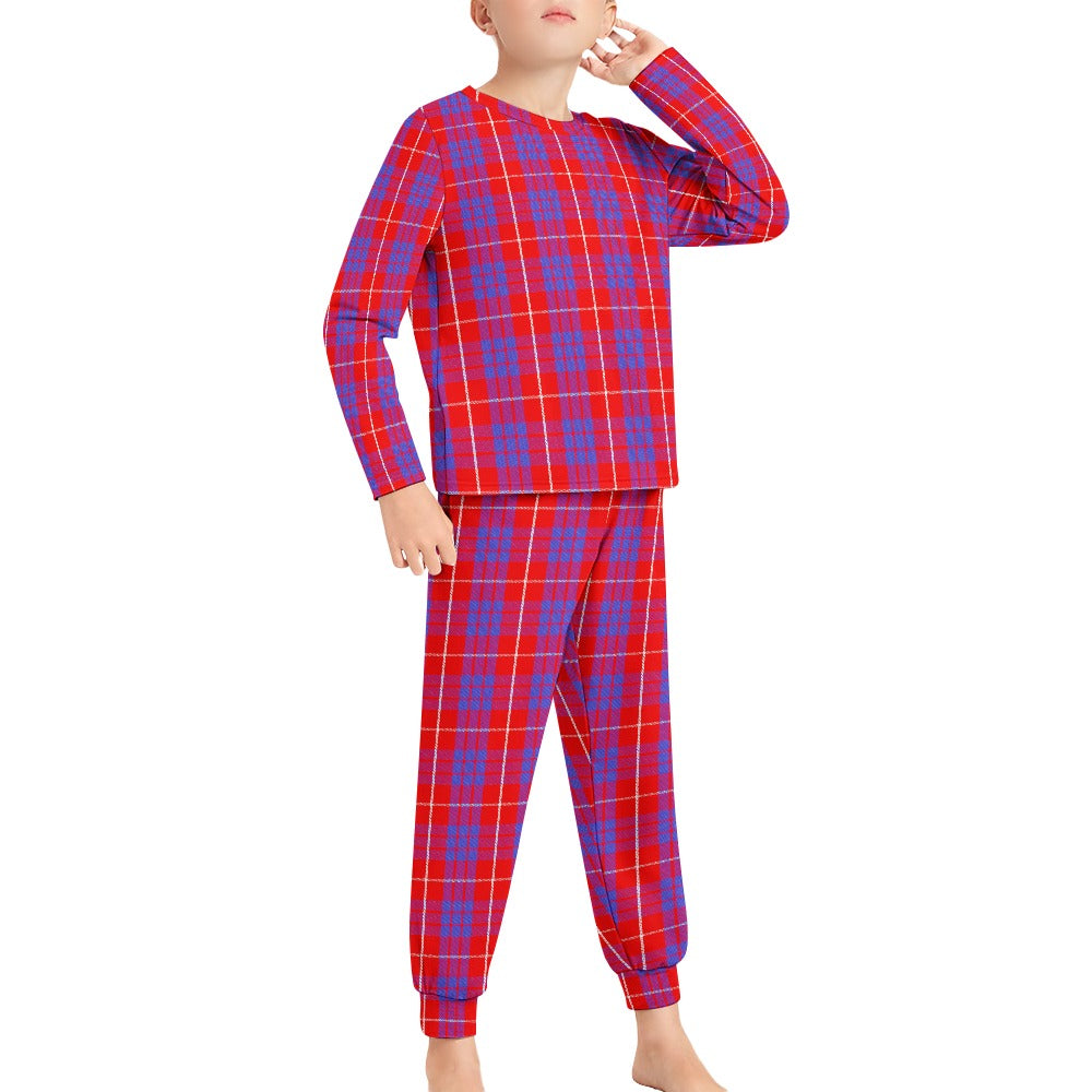 Clan Hamilton Tartan Boy's Pajama suit